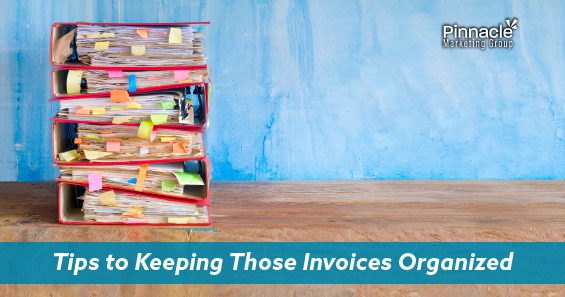 Tips to keeping those invoices organized blog header