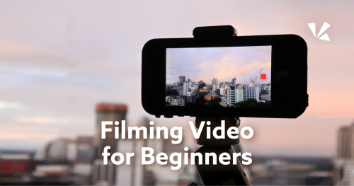 Filming video for beginners blog header