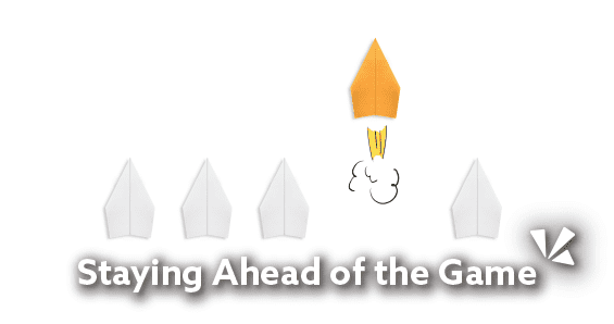 Staying ahead of the game blog header