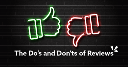 The do's and don'ts of reviews blog header
