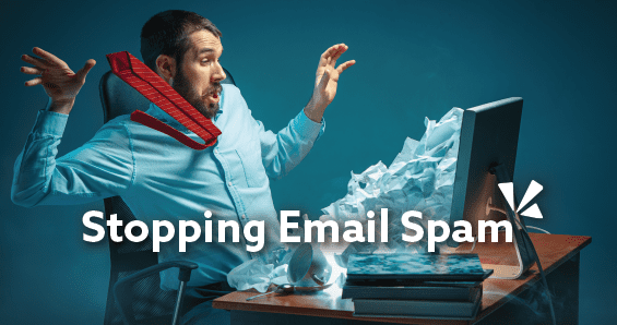 Stopping email spam blog header
