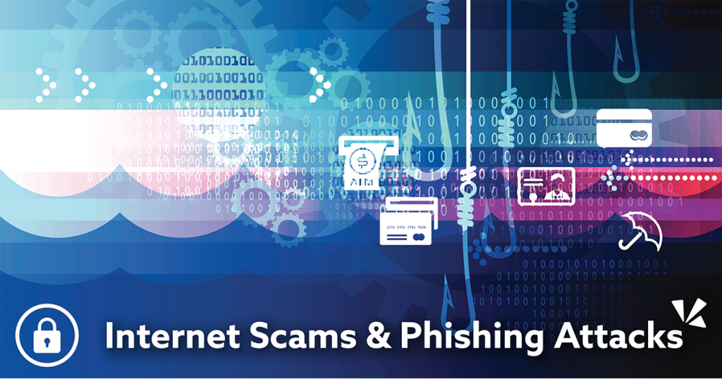 Internet scams and phishing attacks blog description