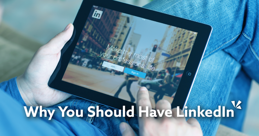 Why you should have LinkedIn blog description with image of a man on LinkedIn