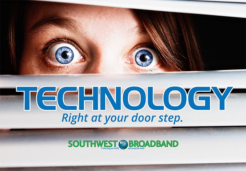 Southwest Broadband technology direct mailer