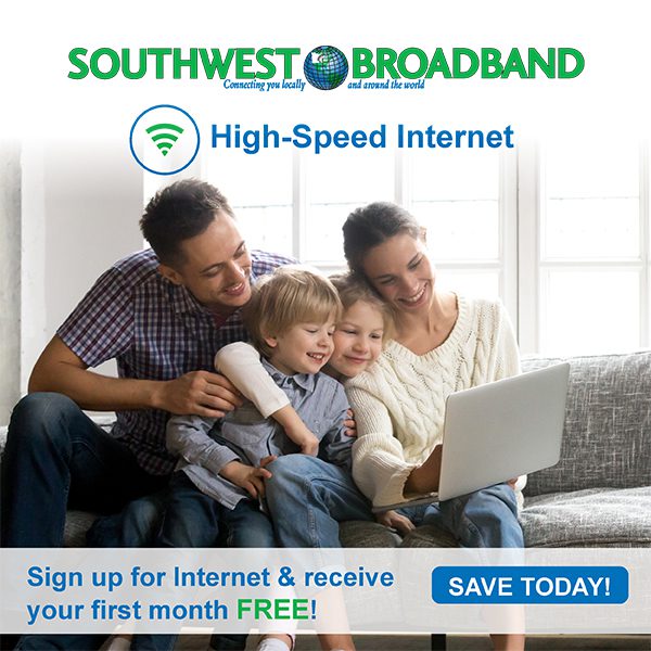 Southwest Broadband high speed internet flyer