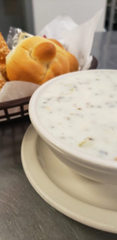 Raphael's Bakery bowl of soup with bread