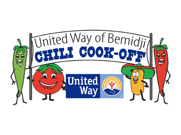 united way of bemidji chili cook-off logo created by Pinnacle Marketing Group