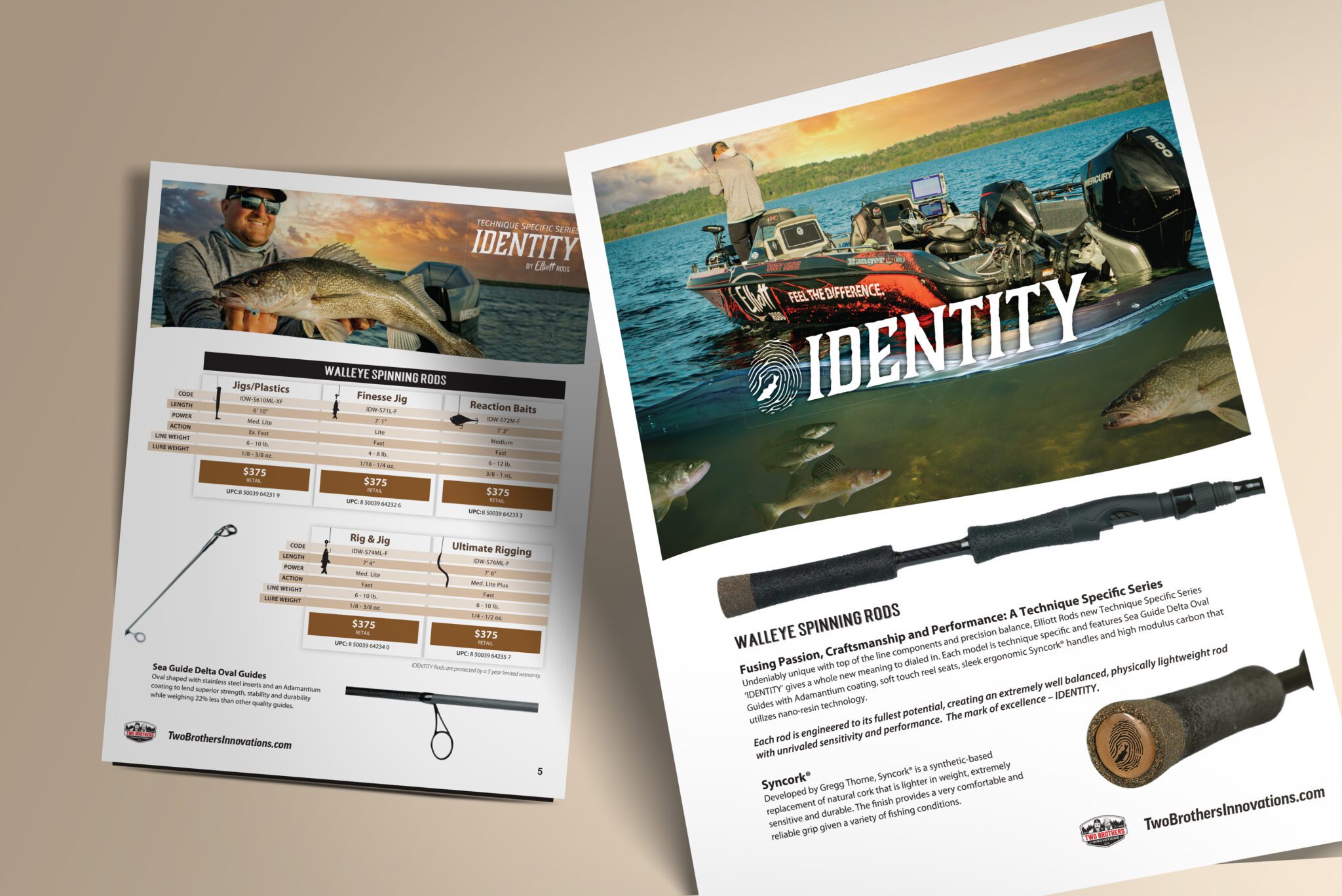Identity information paper mockup