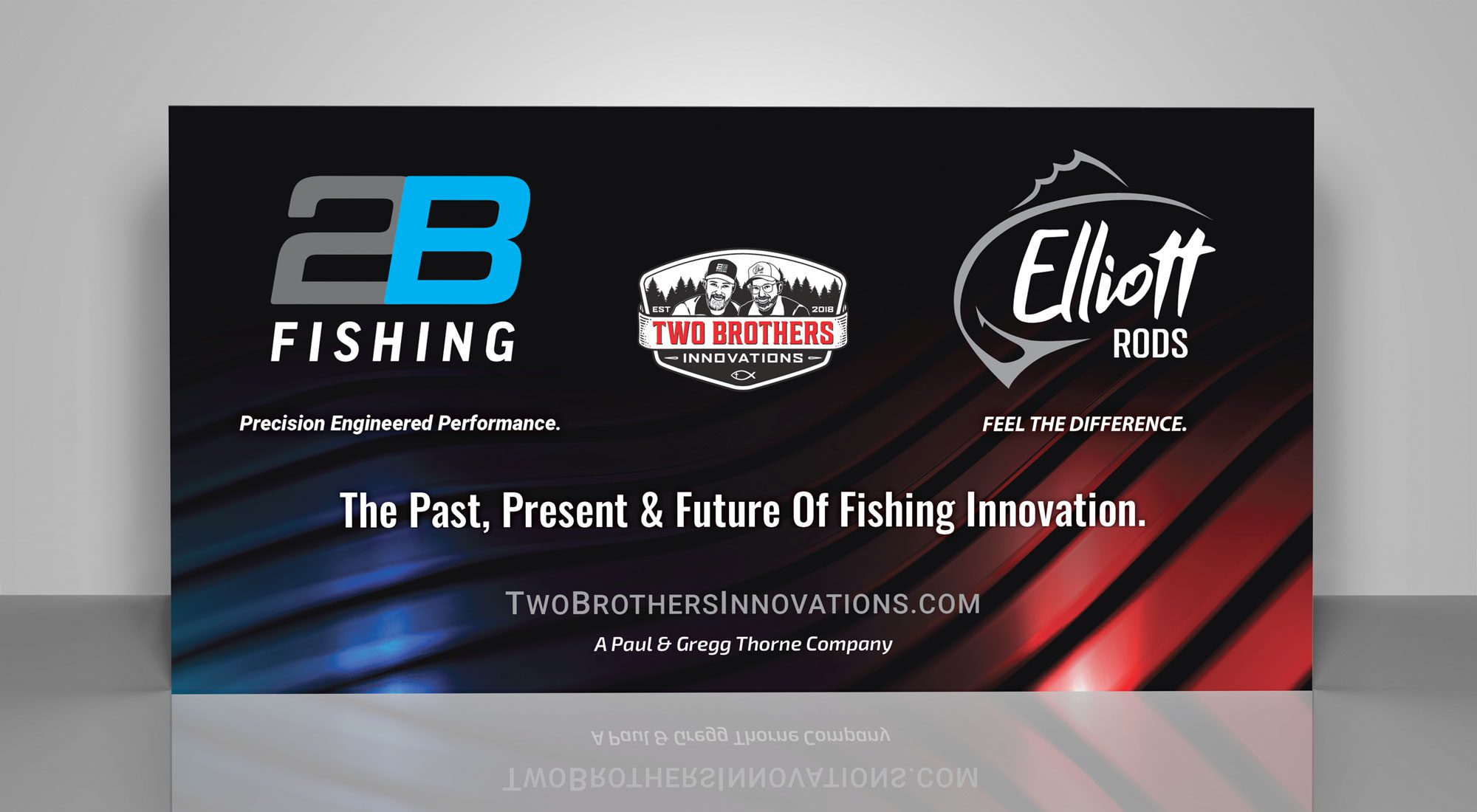 Two brother's business card mockup